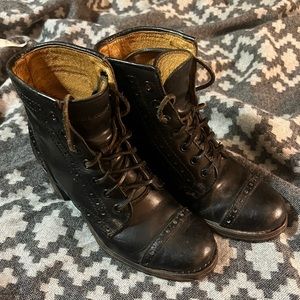 Frye Sabrina Brogue Short Boots